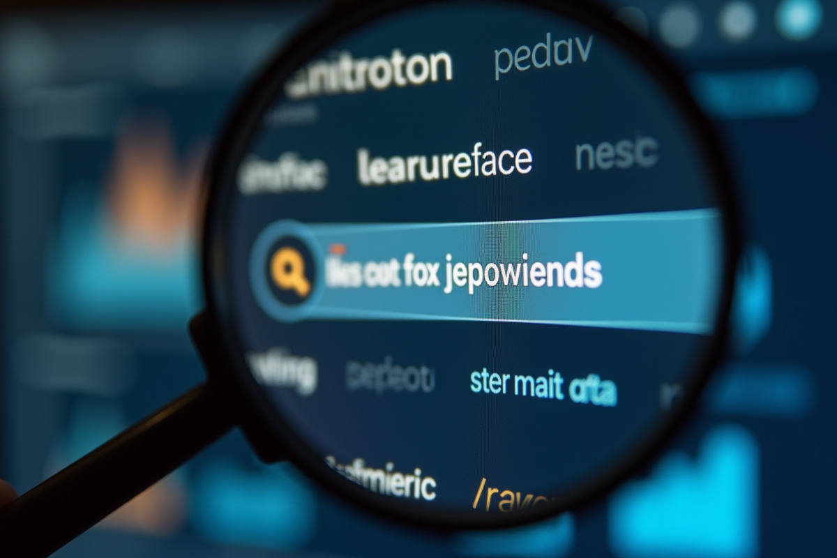 Zoom sur une barre de recherche avec suggestions de mots-clés longue traîne